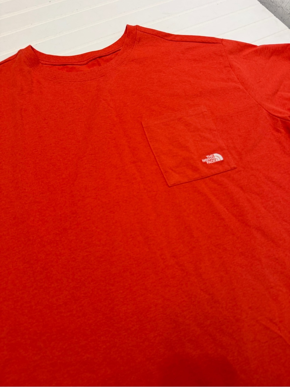 The North Face Pocket T-Shirt Womens 3xl Habanero Orange SP24 Relaxed Fit Tee